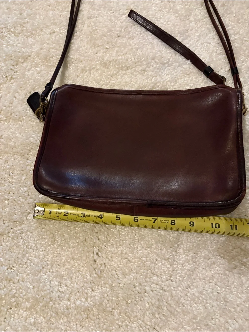 Coach vintage - Dark Brown zipper closure bag
